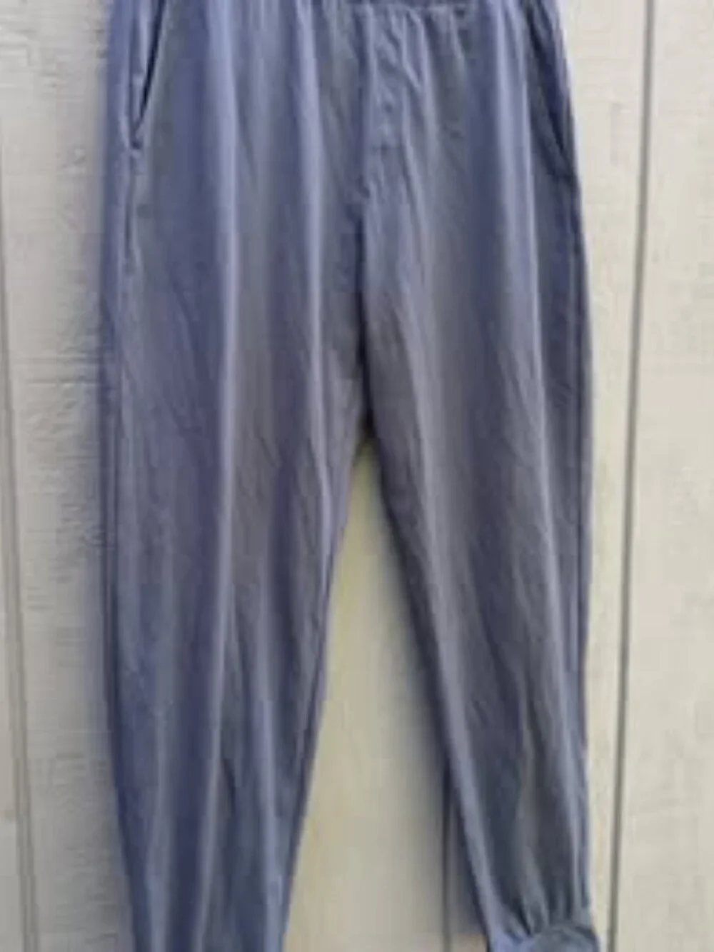 Uniqlo Ultra Stretch Active Jogger Pants Men's Large Grey Tapered Pockets 475384